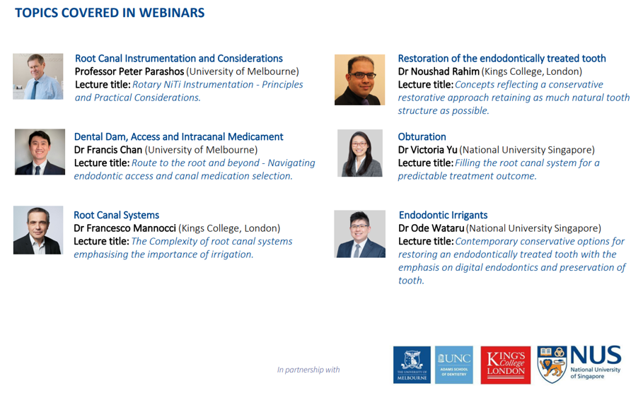 DentAlliance Webinars : From Access to Apex; Current Concepts in Contemporary Endodontics – Copy